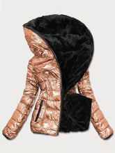 Load image into Gallery viewer, Gloss Windproof And Warm Women's Coat
