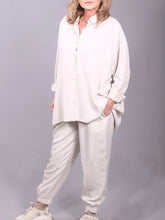 Load image into Gallery viewer, Ladies Casual Loose Shirt Top and Leggings Suit
