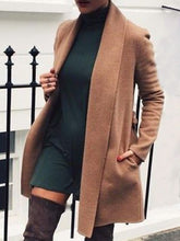 Load image into Gallery viewer, Autumn and Winter Fashion Soft Ladies Woolen Coat
