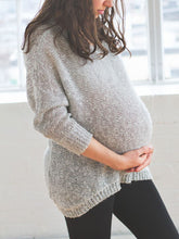 Load image into Gallery viewer, Knitted Solid Color Long-Sleeved Maternity Tops
