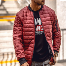 Load image into Gallery viewer, Casual Warm Round Neck Lightweight Men's Jacket
