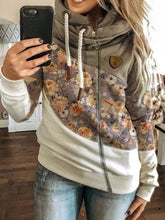 Load image into Gallery viewer, Floral Print Long Sleeves Women's Coat
