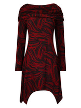 Load image into Gallery viewer, Dark Floral Long Sleeve Dress
