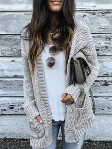 All-match Casual Loose Knit Cardigan