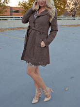 Load image into Gallery viewer, Casual Lace-Up Long-Sleeved Maternity Coats
