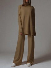 Load image into Gallery viewer, High Neck Knit Loose Women's Suits
