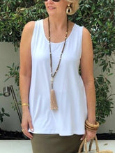 Load image into Gallery viewer, Summer Cotton Linen Sleeveless Skirt Women's Suit
