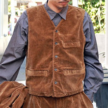 Load image into Gallery viewer, Corduroy Warm And Comfortable Men's Vests

