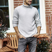 Load image into Gallery viewer, High Quality Casual Turtleneck Sweater Men
