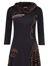 Load image into Gallery viewer, Heap Collar Retro Irregular Women's Casual Dress
