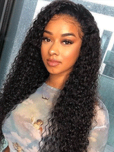 Load image into Gallery viewer, Fashion Western Style Black Big Wave Fiber Wig
