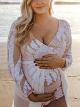Load image into Gallery viewer, Maternity Wear Sexy Lace Tulle Photography Jumpsuit
