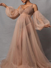 Load image into Gallery viewer, Maternity Wear Sexy Tulle Photography Dress
