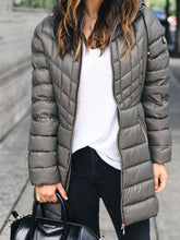 Load image into Gallery viewer, Fashionable Warm Hooded Cotton Jacket
