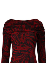 Load image into Gallery viewer, Dark Floral Long Sleeve Dress
