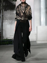 Load image into Gallery viewer, Color Block Lapel Shirt Women's Suits
