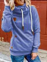 Load image into Gallery viewer, Drawstring Hooded Padded Women's Hoodies
