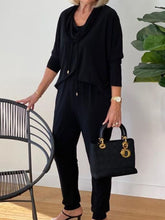 Load image into Gallery viewer, Casual Drawstring Top and Casual Pants Ladies Suit
