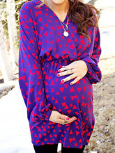 Load image into Gallery viewer, Fashion Casual Contrast Color Maternity Top
