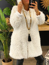 Load image into Gallery viewer, Furry Hooded To Keep Warm Women's Coat
