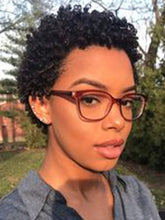 Load image into Gallery viewer, Black Fluffy Fashion Chemical Fiber Wig
