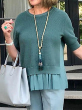 Load image into Gallery viewer, Casual Elegant Ladies Mid-sleeve Sweater and Pants Suit
