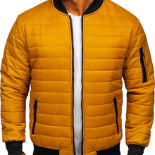 Load image into Gallery viewer, Casual Warm Round Neck Lightweight Men's Jacket
