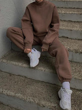 Load image into Gallery viewer, Casual Sports Solid Color Loose Ladies Suit
