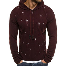 Load image into Gallery viewer, Fashion Ripped Hooded Sweater

