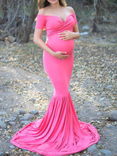 Load image into Gallery viewer, Maternity Gown Dress Chiffon Dress Photography
