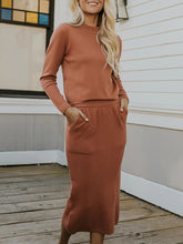 Load image into Gallery viewer, Casual Over-The-Knee Skirt Women's Suits
