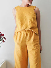 Load image into Gallery viewer, Casual All-match Cotton and Linen Solid Color Suit
