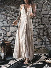 Load image into Gallery viewer, Sling Tassel Party Long Women's Dress

