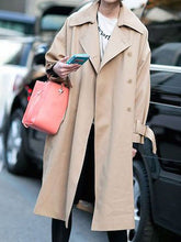 Load image into Gallery viewer, Casual Fashion Lapel Double-breasted Ladies Coat
