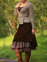 Load image into Gallery viewer, Floral Skirt With Long Sleeves Women's Suits

