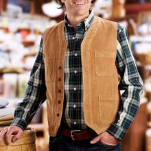 Load image into Gallery viewer, Corduroy Casual And Comfortable Men's Vests
