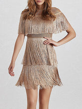 Load image into Gallery viewer, Fashion Fringed Mini Women's Dresses
