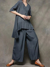 Load image into Gallery viewer, Soft Casual Blended Loose Ladies Suit
