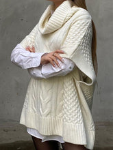 Load image into Gallery viewer, Fashion High Neck Knitted Blouse
