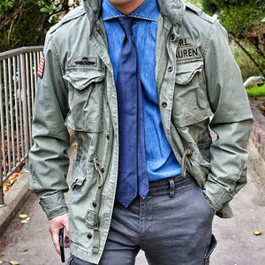 Autumn and Winter Men's Multi-pocket Fashion Jacket