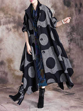 Load image into Gallery viewer, Dot Large Print Women's Coats
