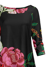 Load image into Gallery viewer, Fashion Print Irregular Hem Dress
