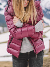 Load image into Gallery viewer, Autumn and Winter Fashion Ladies Hooded Warm Jacket
