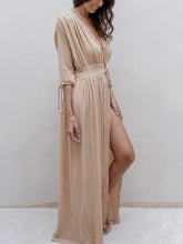 Load image into Gallery viewer, Retro Cotton And Linen Lace Women's Dress

