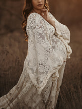 Load image into Gallery viewer, Maternity Sexy V-Neck Lace Photography Dress
