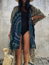 Load image into Gallery viewer, Fashion Retro Printing Home Holiday Light Cardigan

