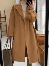 Load image into Gallery viewer, Fashion Warm Ladies Lapel Coat
