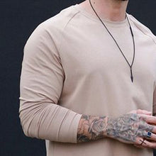 Load image into Gallery viewer, Comfortable Round Neck Long Sleeve Men's Top

