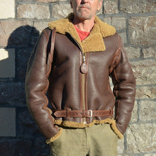 Load image into Gallery viewer, Brown PU Plush Men's Coats
