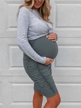 Load image into Gallery viewer, Maternity Wear Comfortable Fashion Solid Color Casual Cotton Skirt

